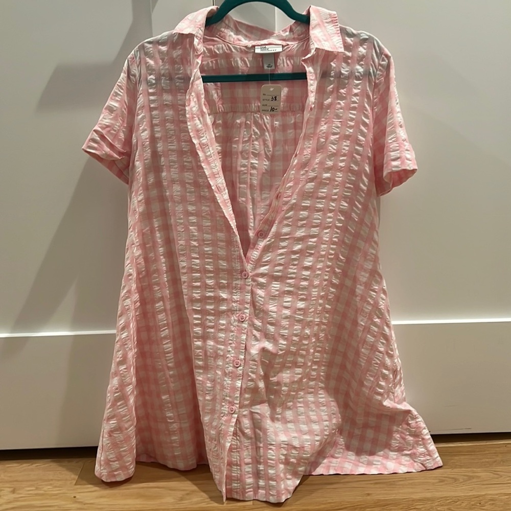 Lisa Marie Fernandez Target Pink Gingham Dress in good condition